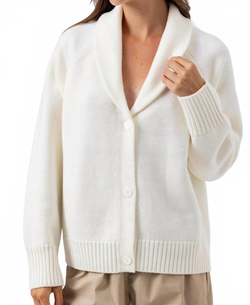 NEW SUNDAYS pb v-neckline cardigan in cream